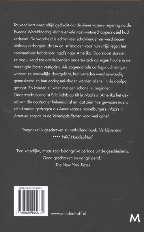 Nazi's in Amerika achterkant