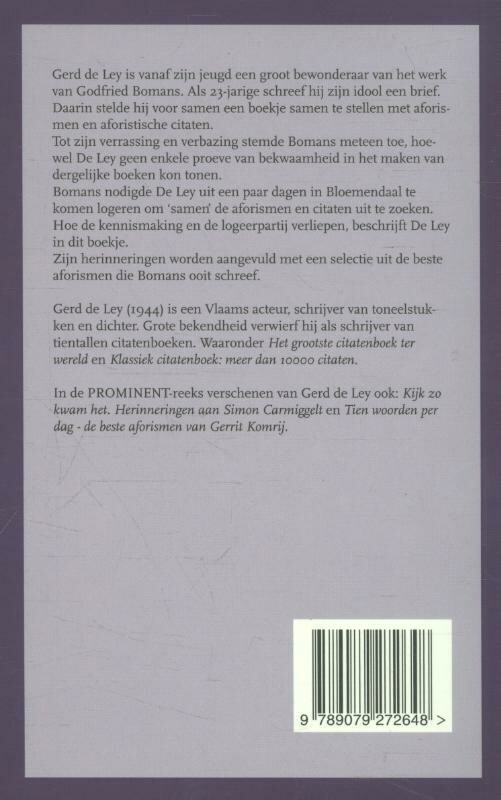 Bomans in pyjama / Prominent-reeks / 25 achterkant