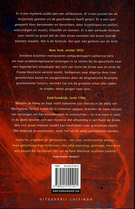 De acht achterkant