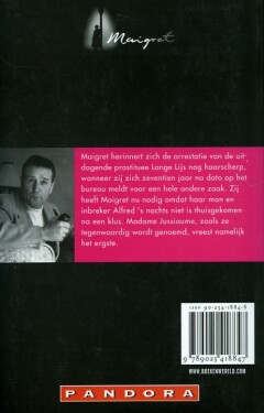 Maigret en de lange lijs / Maigret achterkant