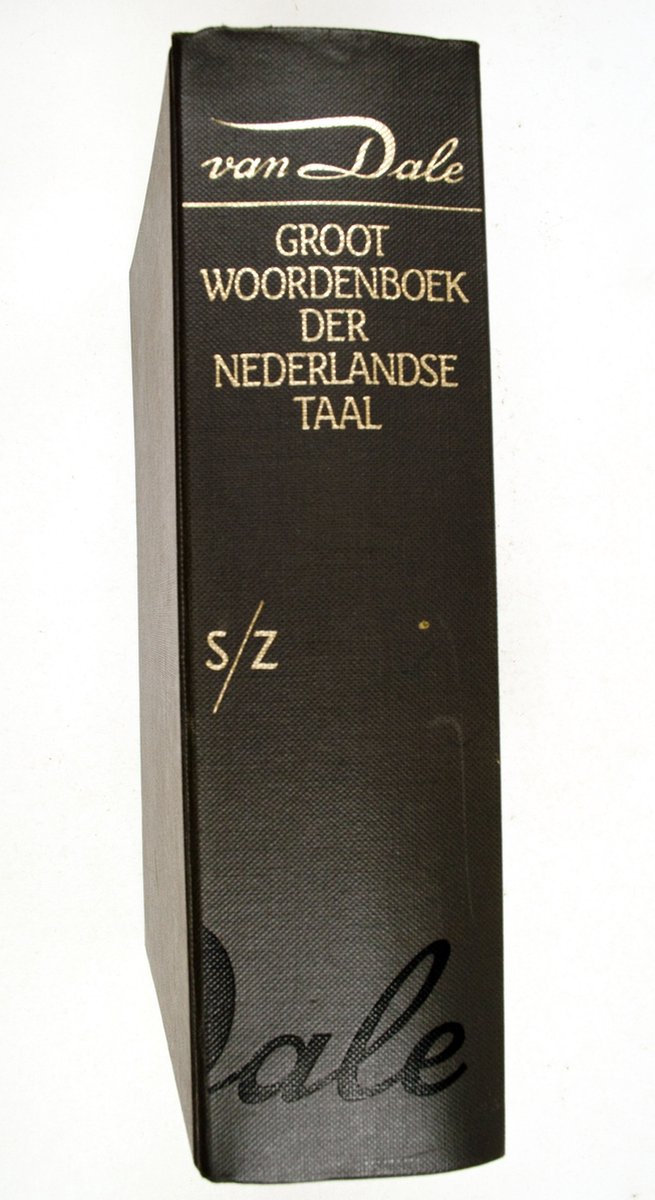 Van dale groot woordenboek nederlandse taal S/Z