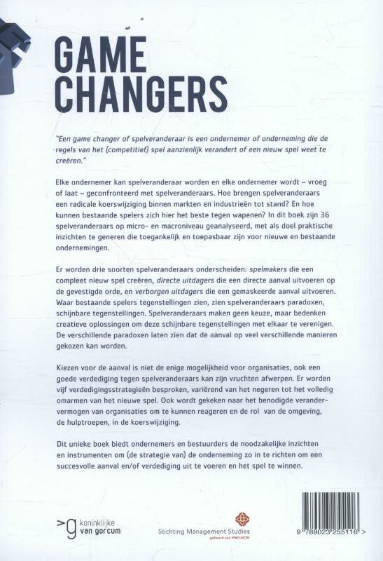 Gamechangers / Stichting management studies achterkant