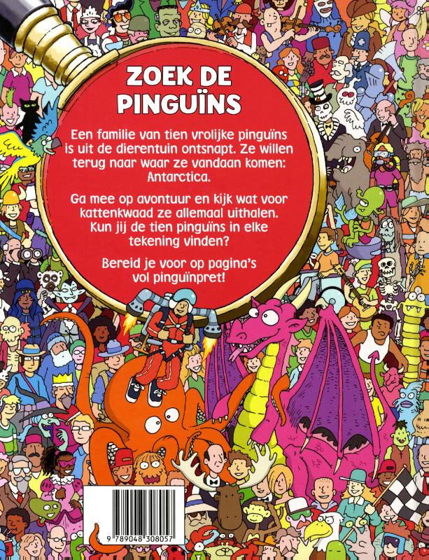 Waar is de pinguin? achterkant