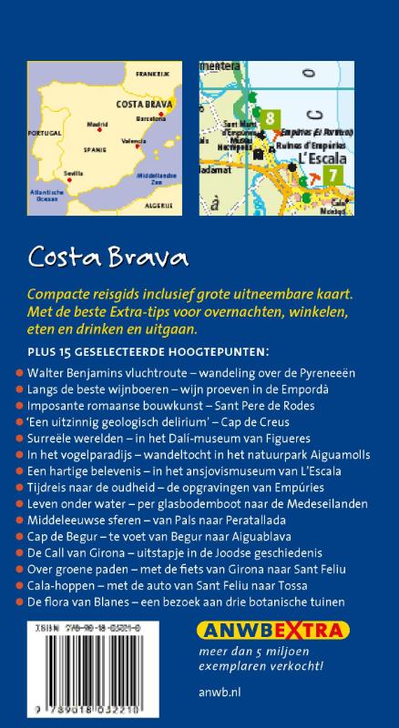 Costa Brava / ANWB Extra achterkant
