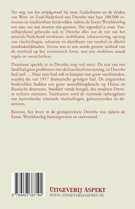 Drenthe en de Eerste Wereldoorlog achterkant