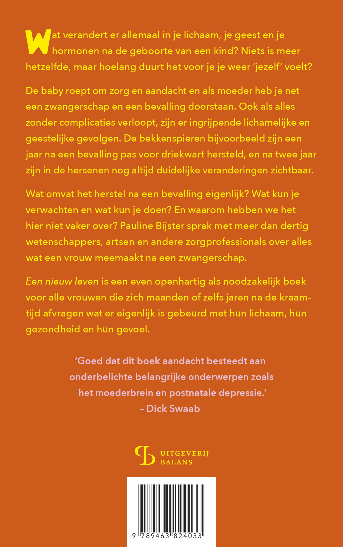 Een nieuw leven achterkant