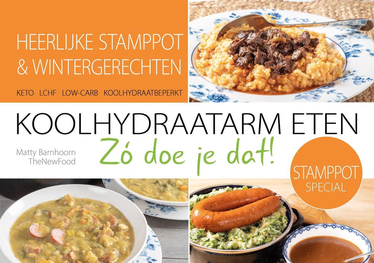 Matty Barnhoorn Koolhydraatarme/Keto Stamppotten
