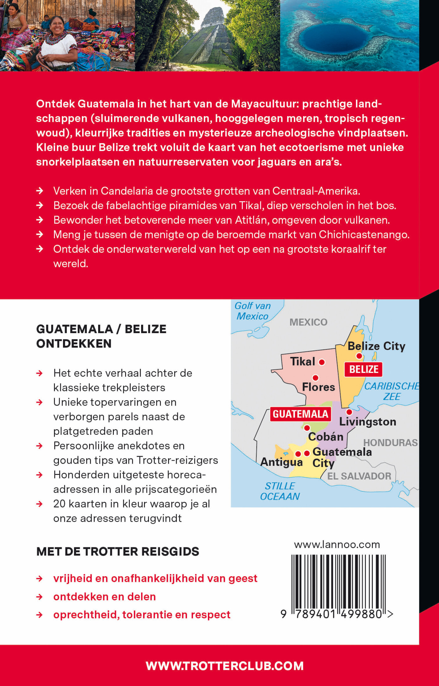 Trotter Guatemala/Belize / Trotter achterkant