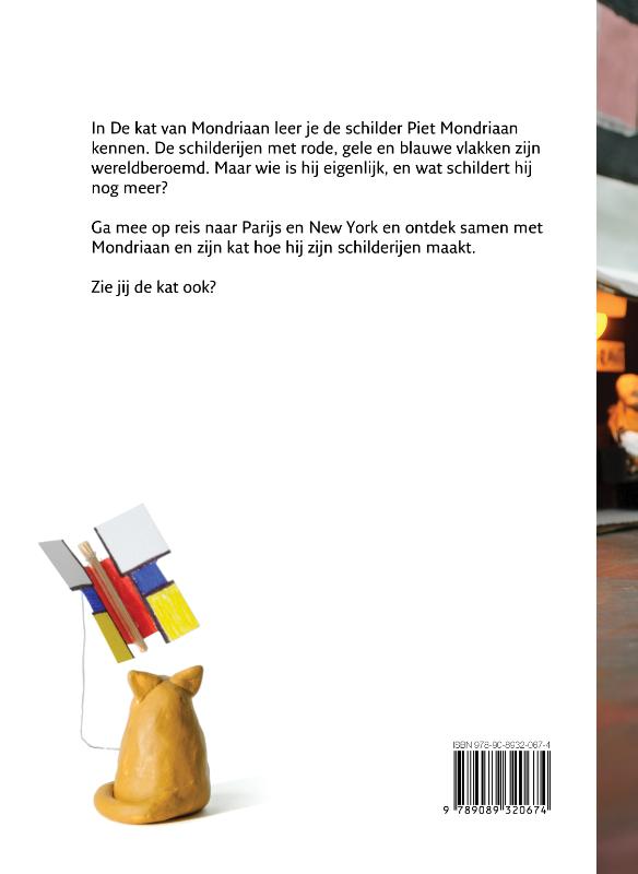 De kat van Mondriaan achterkant