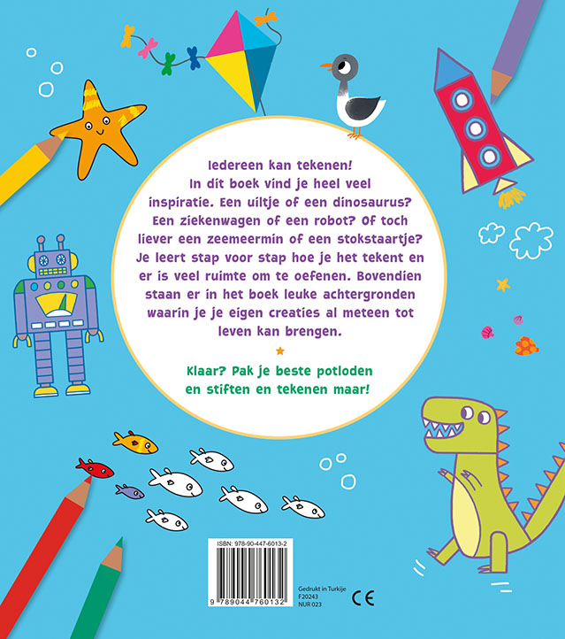 Het leukste kleur- en tekenboek 5-8 j. achterkant