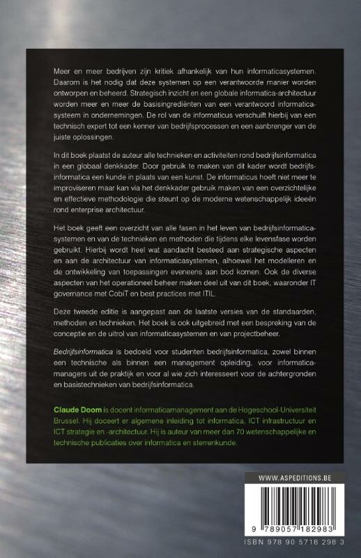 Bedrijfsinformatica achterkant