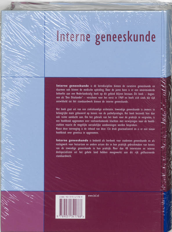 Interne geneeskunde achterkant