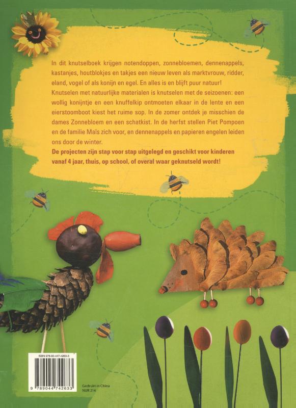 Knutselpret met materialen uit de natuur Knutselpret met materialen uit de natuur achterkant