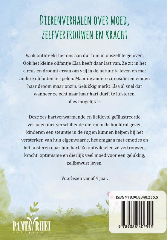 Het olifantje dat durft te dromen achterkant