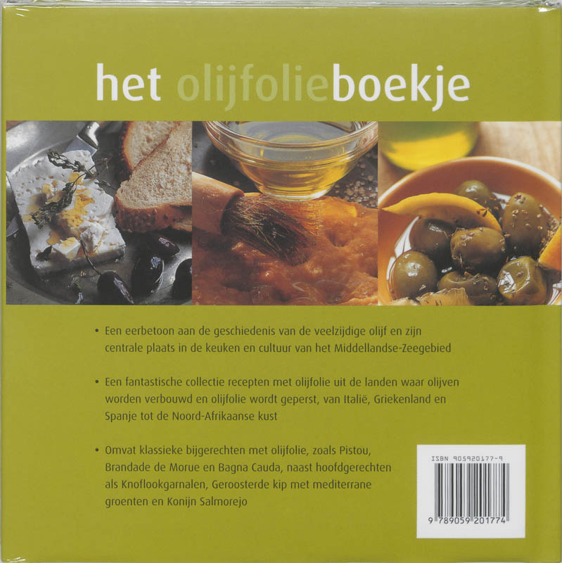 Het Olijfolieboekje achterkant