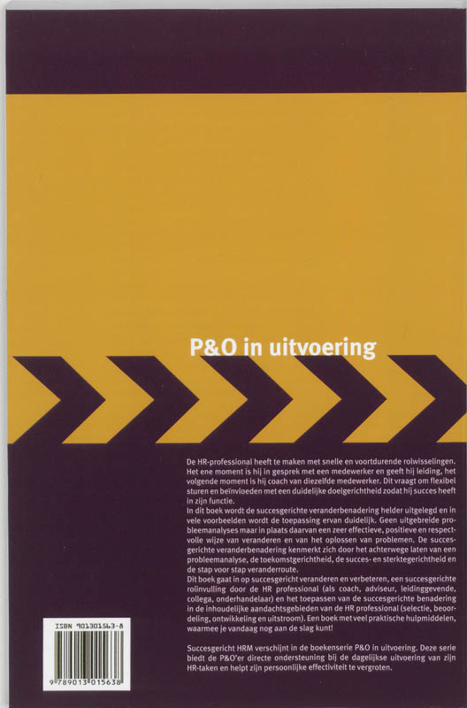Succesgericht HRM / P&O in uitvoering achterkant