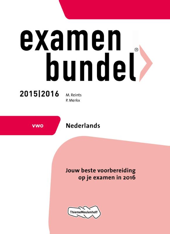 boekenbalie_9789006636475_cover Examenbundel vwo Nederlands 2015/2016 vwo Nederlands
