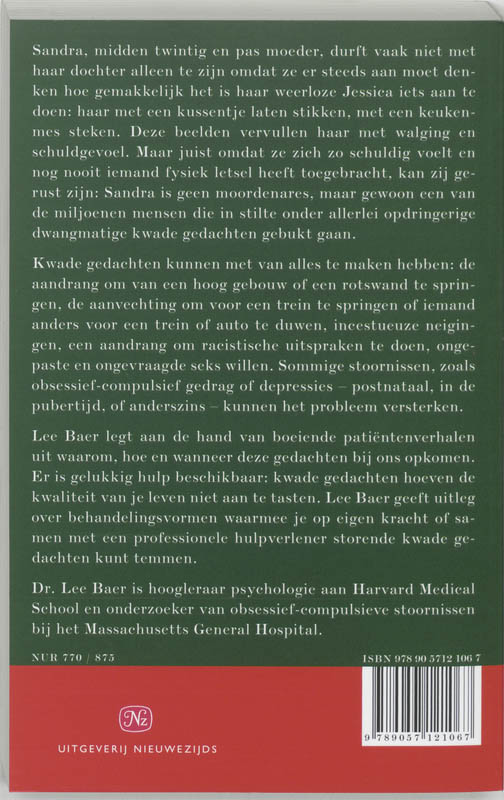 Het duiveltje van de geest achterkant