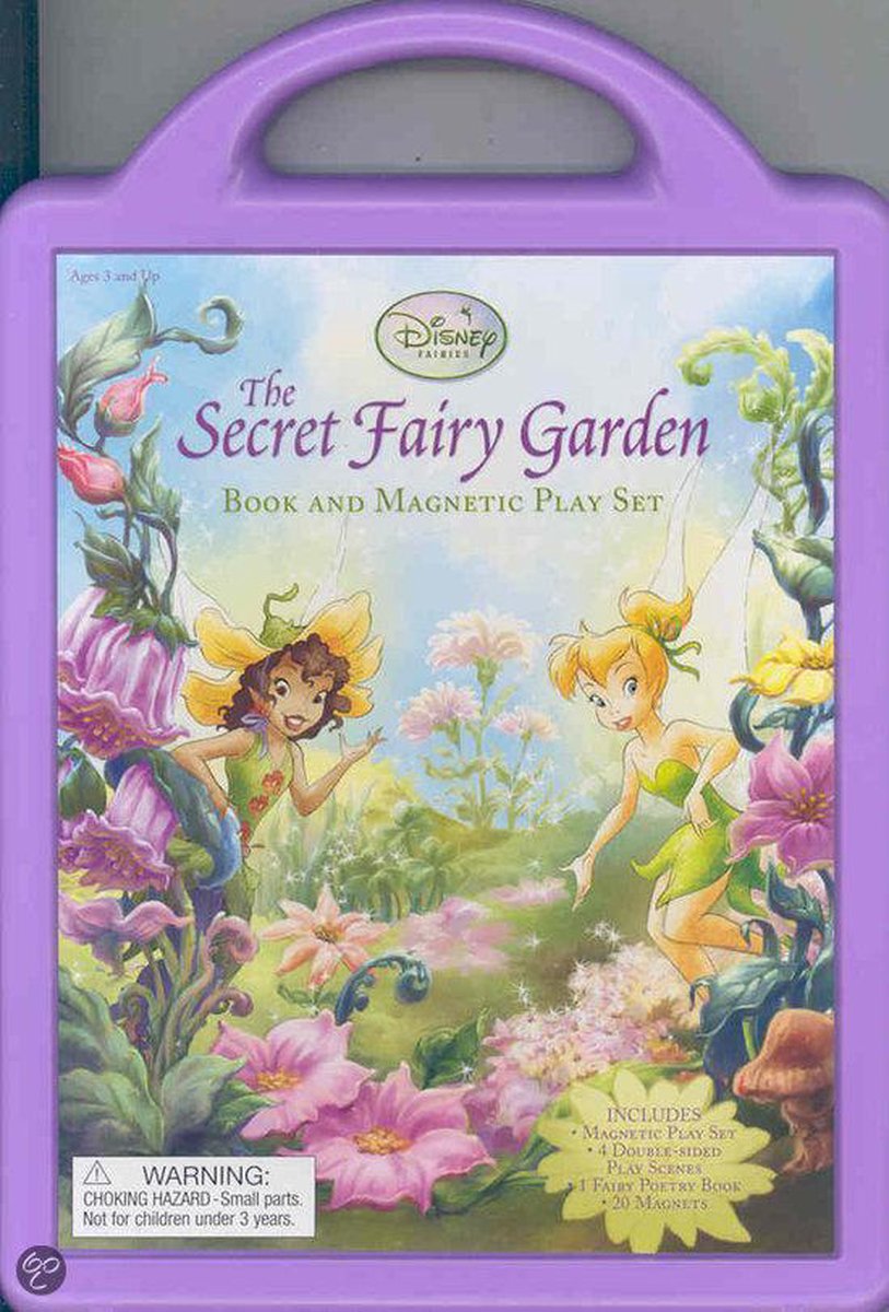 The Secret Fairy Garden: Book And Magnetic Play Set [With 1 Fairy Poetry Book And 4 Double-Sided Play Scenes And Magnetic Play Set And 20 Magnets]