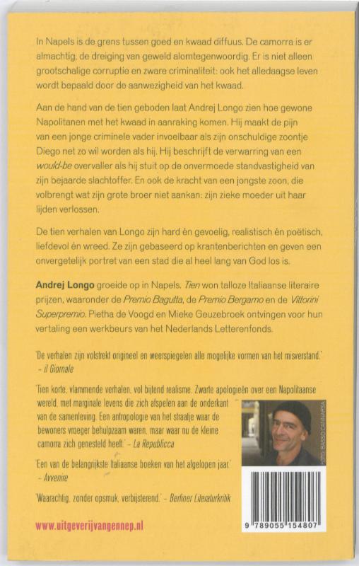 Tien achterkant