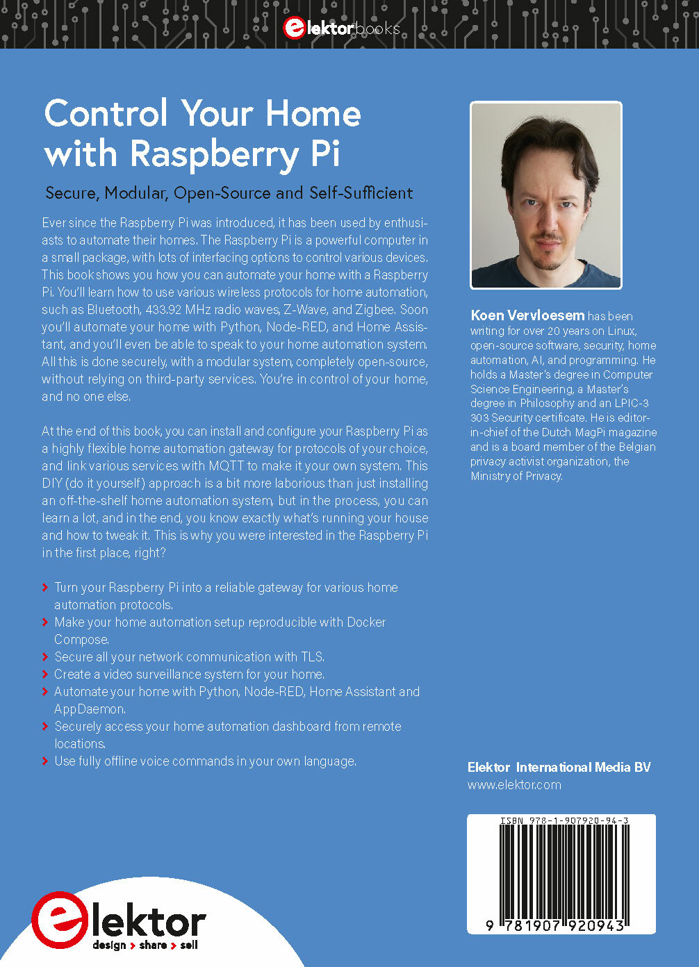 Control Your Home with Raspberry Pi achterkant