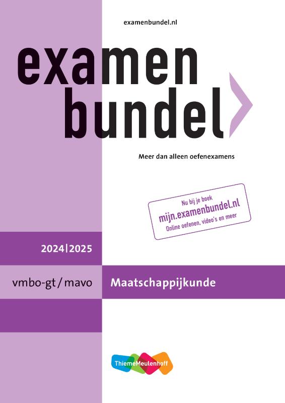 Examenbundel / vmbo-gt/mavo Maatschappijkunde 2024/2025