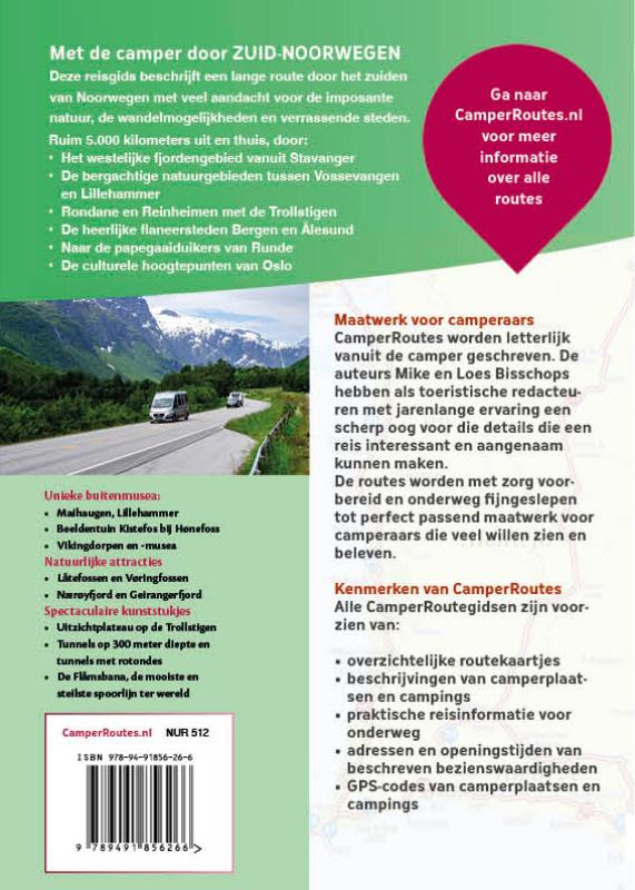 Met de camper door Zuid-Noorwegen / CamperRoutes / 8 achterkant