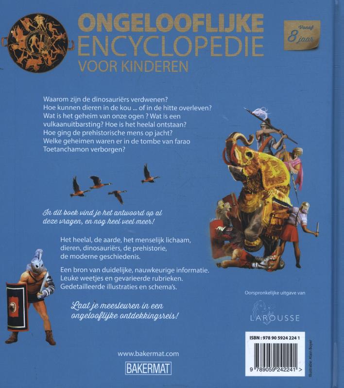 Ongelooflijke encyclopedie voor kinderen achterkant