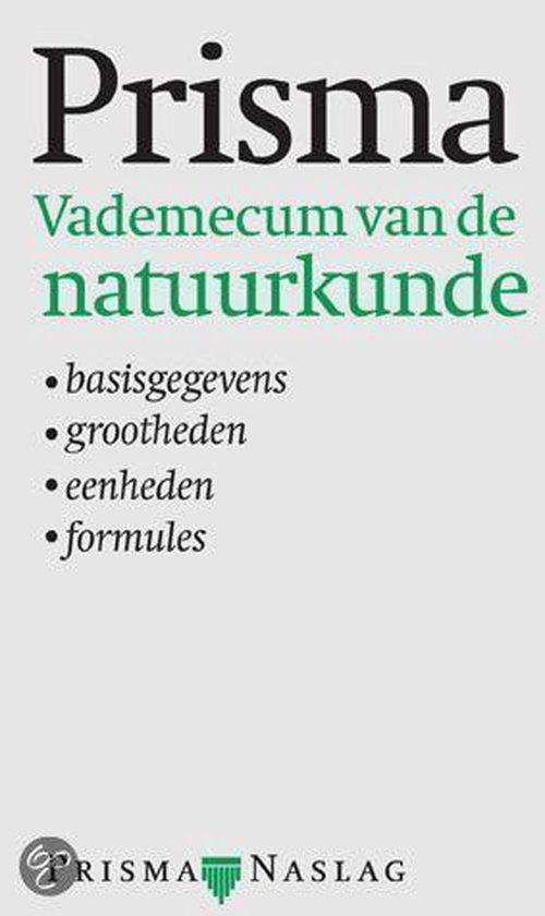 Vademecum van de natuurkunde / Prisma pocket woordenboek / 2881