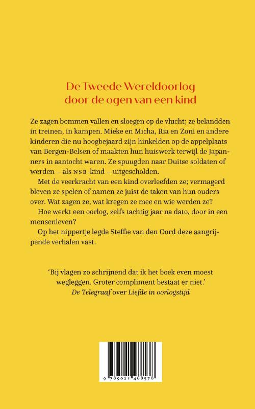 Kinderen in oorlogstijd achterkant