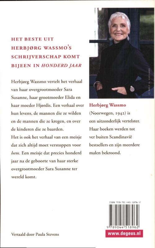 Honderd jaar Honderd jaar achterkant