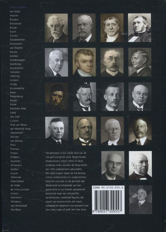 Nederlandse Ondernemers 1850-1950 5 -   Amsterdam achterkant