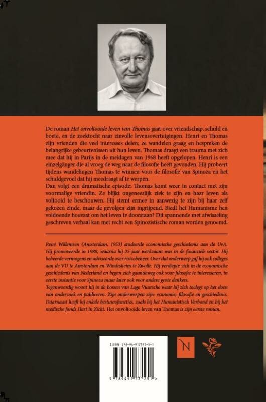 Het onvoltooide leven van Thomas achterkant