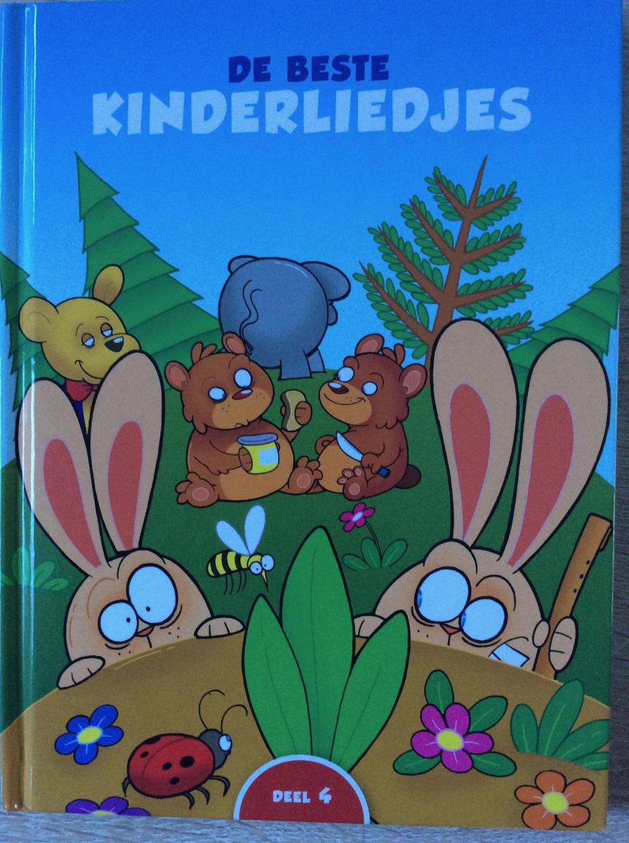 De beste kinderliedjes deel 4 boek inclusief CD