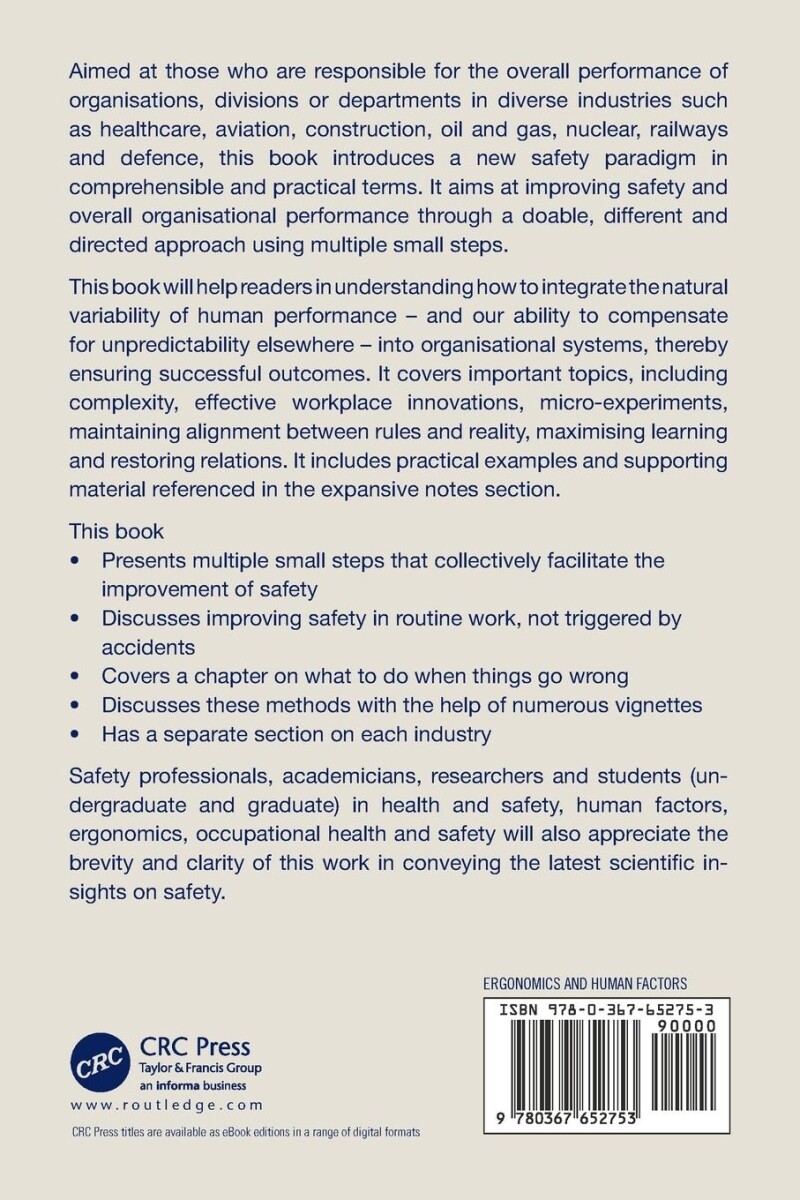 Safety Leadership achterkant