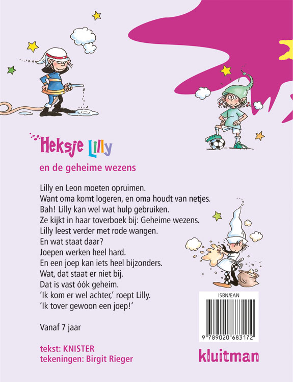 Heksje Lilly  -   Heksje Lilly en de geheime wezens achterkant