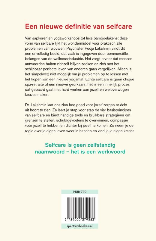 Echte selfcare achterkant