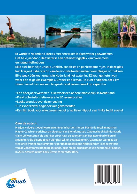 Zwemmen in de natuur achterkant