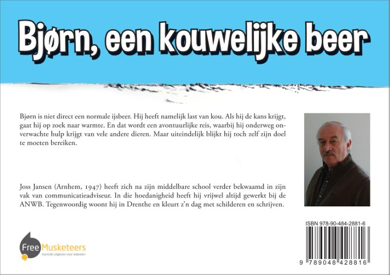 Bjorn, een kouwelijke beer achterkant