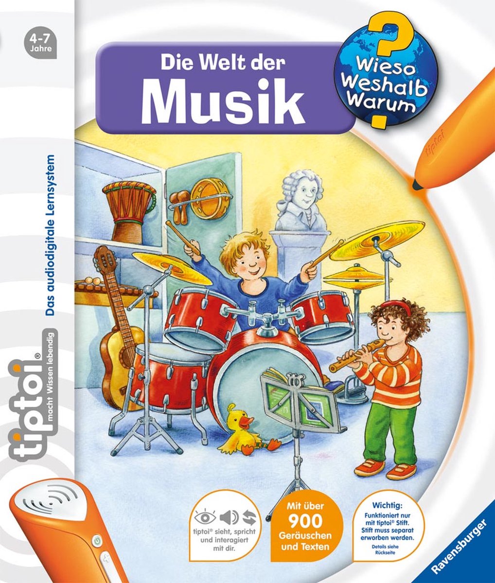 tiptoi® Die Welt der Musik - Duitstalig - Ravensburger - Leersysteem