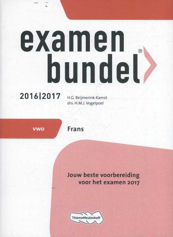 Frans / 2016/2017 / VWO / Examenbundel