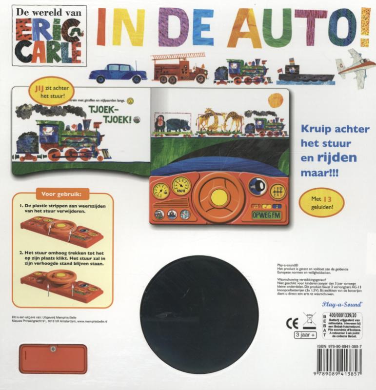 In de auto! / De wereld van Eric Carle achterkant