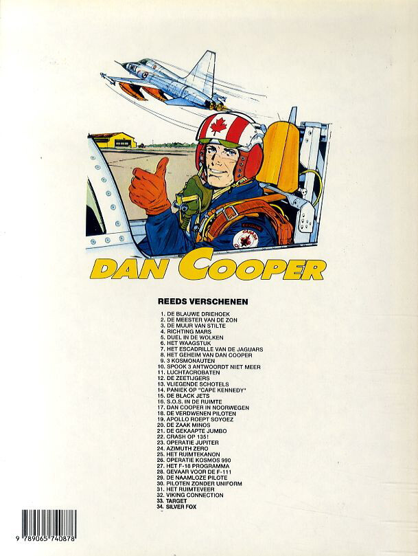 "Silver Fox" / Dan Cooper / 34 achterkant