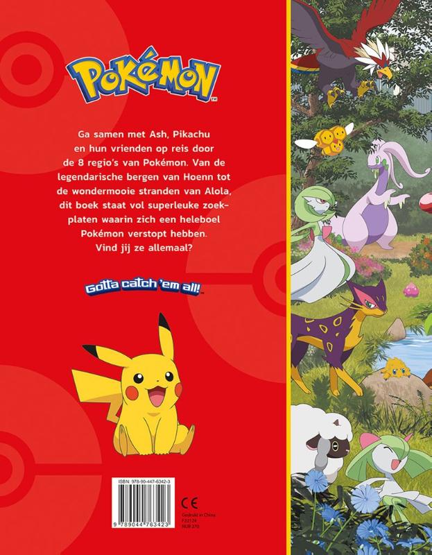 Pokémon kijk- en zoekboek achterkant