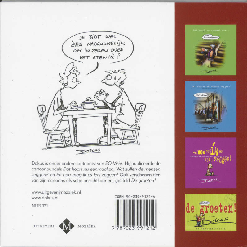 Om de lieve vrede / Kerkmensen in cartoons / 3 Om de lieve vrede / Kerkmensen in cartoons / 3 achterkant