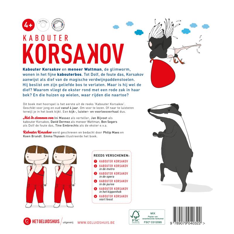 Kabouter Korsakov / Kabouter Korsakov / 1 achterkant