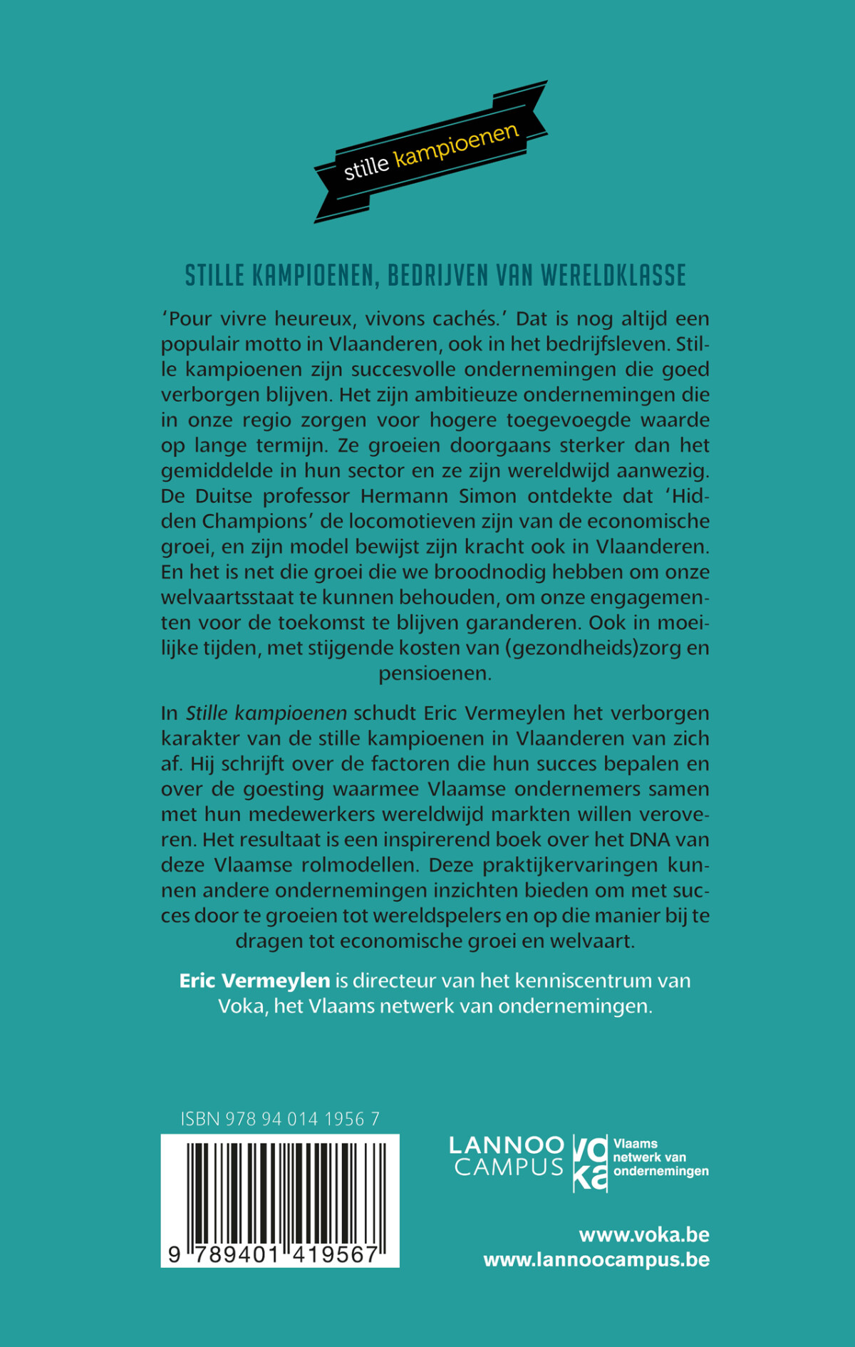 Stille Kampioenen achterkant