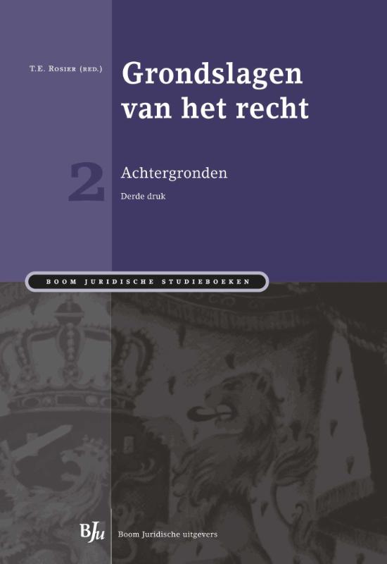boekenbalie_9789089743305_cover Grondslagen van het recht 2: Achtergronden / Boom Juridische studieboeken