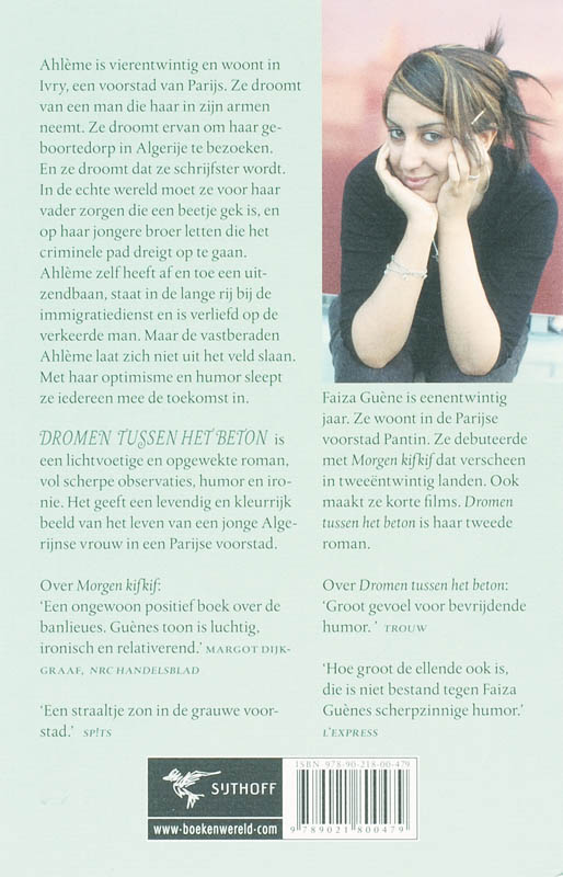 Dromen tussen het beton achterkant