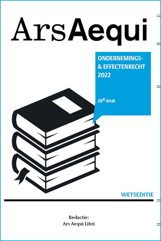 Ondernemings- & effectenrecht 2022 / Ars Aequi Wetseditie